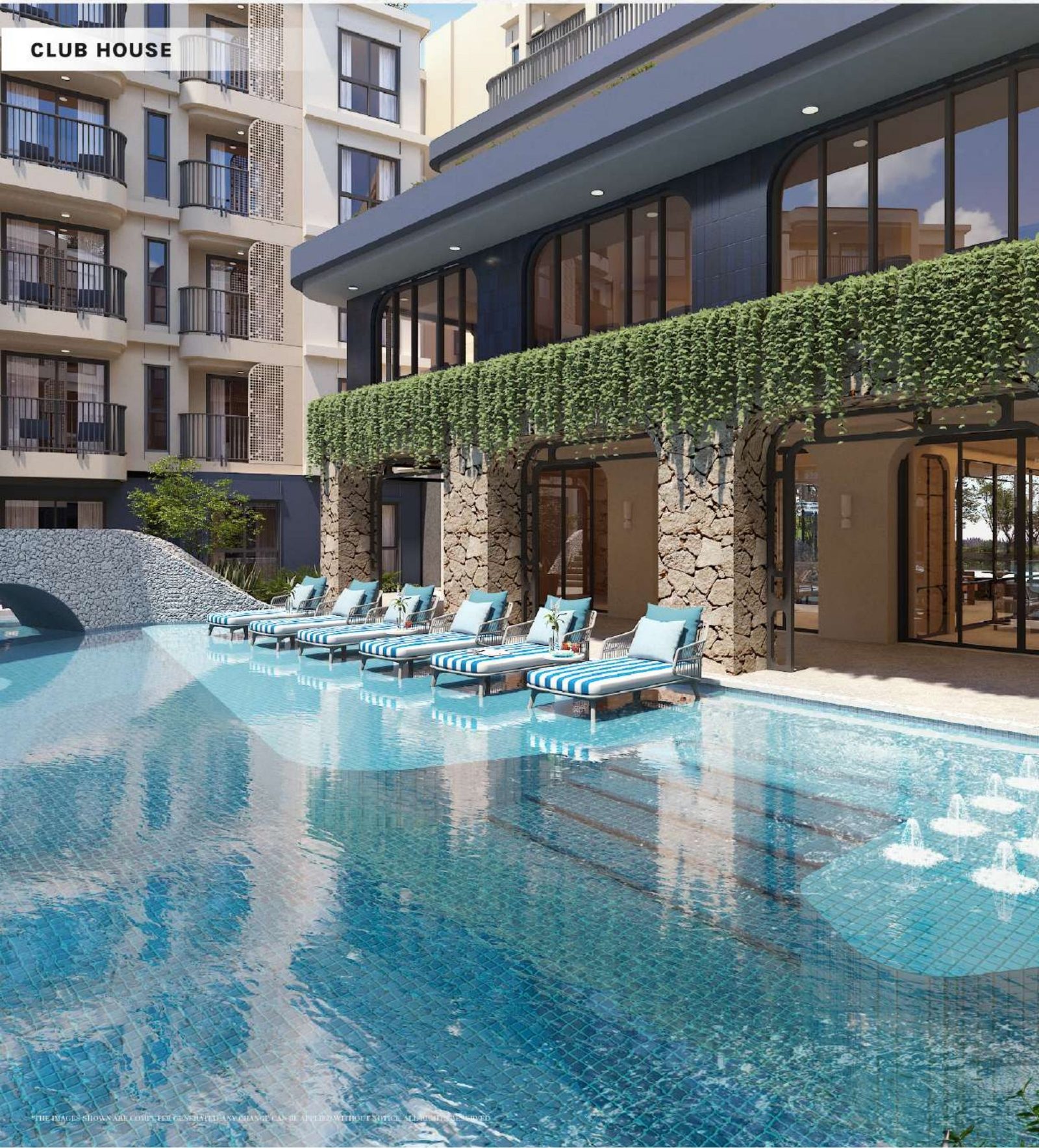Club house and pool deck