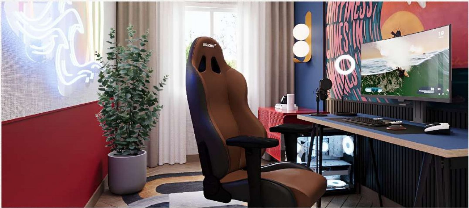 1 Bedroom Plus flexible room set as a gaming study